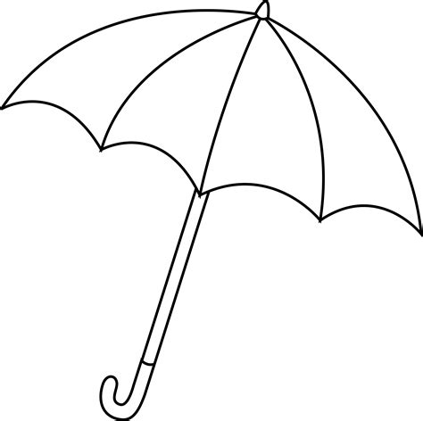 cute umbrella clipart|black and white umbrella clip art.